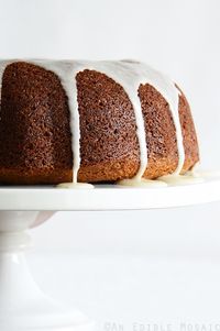 Chai-Spiced Ricotta Cake with Nutmeg-Scented Glaze #cake #dessert #recipe