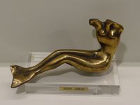 Joan Abras, mermaid statue, woman sculpture, bronze, hymn to beauty, contemporary art sculpture, irresistible charm of siren,