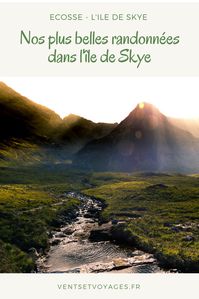 Tu recherches une magnifique randonnée en Ecosse? Retrouve mon expérience sur l'île de Skye dans cet article #ventsetvoyages #isleofskye #hikeinskye #hikeinscotland #randonnéeecosse #ecosse
