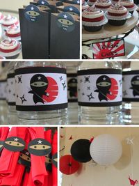 Adorable Ninja party for boys