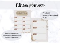 Workout Planner Printable Fitness Checklist Printable - Etsy