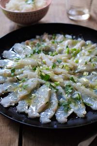 Carpaccio de cabillaud - La popotte de Manue