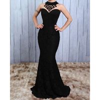 Maxi Dresses, Vestido Delgado De Encaje Sexy Elegante