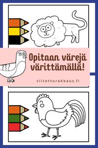 Väritä ohjeen mukaan - ViitottuRakkaus.fi