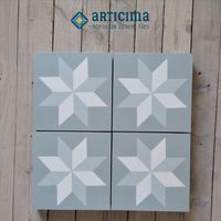 Echte Zementfliesen aus Marokko | #zementfliesen #cementtiles #cementine #stern # dekorfliesen