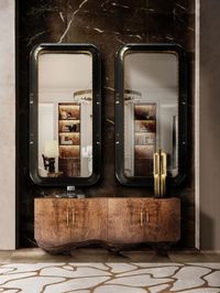 A straightforward gold accent can glam up any rug in your home. The CELL RUG can be paired with brass lighting and a wooden sideboard. The décor of a home is dazzlingly enhanced by brass fixtures.