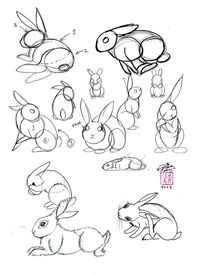 Design to draw - Draw Pattern - How to draw a rabbit... Draw Pattern & inspiration Preview – Pattern Description How to draw a rabbit – Source –