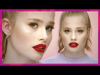 How to get the perfect red Lip: Look Transformation - YouTube