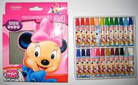 24 Colors of Hexagonal Shape Oil Pastels 24 COLORS OF HEXAGONAL SHAPE OIL PASTEL, NON-TOXIC,CONFORM TO ASTMD-4236 AND EN-71,LENGTH: 7.5CM,DIAMETER:1CM. 24 PCS PACK IN ONE PLASTIC WHITE BASE, THEN PUT IN COLOR PAPER BOX
