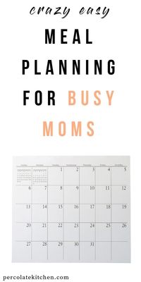 This easy system of meal planning for busy moms is so simple, you might be surprised at how effective it is! It starts with making a plan- and then sticking to it. #easymealplanning #mealplansforbusymoms