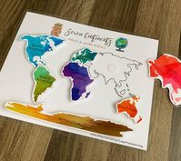 Hey, I found this really awesome Etsy listing at https://www.etsy.com/listing/747665073/seven-continents-puzzle-preschool-busy