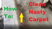AMAZING Way To SUPER CLEAN The NASTIEST Carpet! This version is for a car, but will also work for indoor carpeting - HOWEVER, there is a LOT of water involved, so use your best judgement on whether to use indoors or not!!