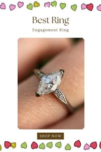 ✥ 𝗗𝗲𝘀𝗰𝗿𝗶𝗽𝘁𝗶𝗼𝗻 𝗢𝗳 𝗥𝗶𝗻𝗴 :- ✥ Center Stone Moissanite Diamond Details: • Center Stone Shape : 𝐌𝐚𝐫𝐪𝐮𝐢𝐬𝐞 𝐂𝐮𝐭 • Center Stone Size : 𝟏.𝟓𝟎𝐂𝐓 • Center Stone Measurement : 12.0x6.0mm • Stone Color : Colorless ✥ Side Stone Moissanite Diamond Details: • Side Stone Shape : 𝐑𝐨𝐮𝐧𝐝 𝐂𝐮𝐭 • Side Stone Size : 0.04CTW ✥ Total Stone Weight: 𝟏.𝟓𝟒𝐂𝐓𝐖