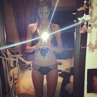 Waewest Strapped bikini bottom worn by South African model Nicole Hancock