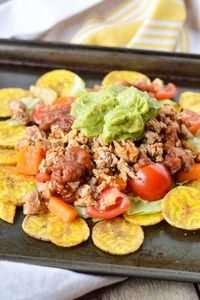 Ground Turkey Plantain Nachos