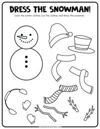 Free Winter Activity Printable Craft
