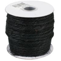 3.5 mm Black Jute Twine - 25 Yards