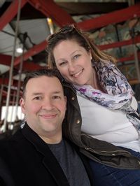 This is my wife Meredith, arguably one of the most patient people alive. This photo was taken on the carousel in Central Park (NYC), where we went to celebrate the 10-year anniversary of the day I surprised her with a NYC getaway to propose. Ask me about the story... it's a fun one. :)