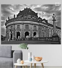 BODE-MUSEUM - MUSEUMSINSEL BERLIN von Silva Wischeropp #print #poster #canvas #photography #BERLIN #Wandbild #Hauptstadt #schwarzweiss #schwarzweiß #Architektur #Reise #Foto #Fotografie #Stadtlandschaft #Stadtansicht #Fassaden #Strassenkunst #Wandbild #Poster #Leinwand