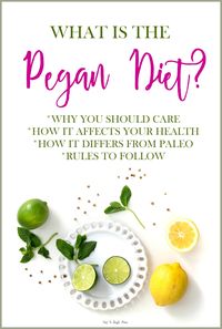 What is the Pegan Diet? Think Vegan meets Paleo. Learn why we eat this way and why you should too. Learn the rules of eating Pegan and see how it will change your health.