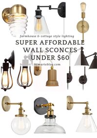 Cheap and Affordable Hallway Wall Sconces - Liz Marie Blog