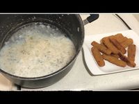 Crazy Cheap Meal-Potato Soup/Canned Potatoes & Powdered Milk-Fish Sticks 44 for $2.99 Walmart - YouTube