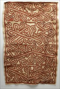 Oro Province/Huon Peninsula Tapa Cloth, Papua New Guinea