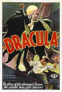 Dracula Bela Lugosi Vintage Print 1931 version 2 by BiglinGraphics