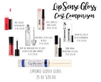 Here's a little comparison. LipSense is the best for the price. PM me to order. Distributor #231649
