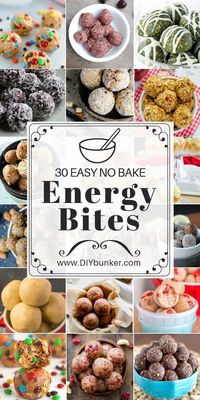 No Bake Energy Bites Recipes for a Quick Healthy Snack