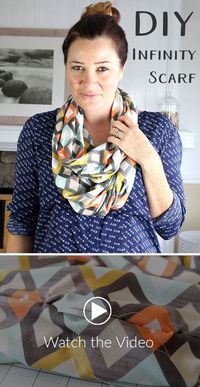 Stretchy Infinity Scarf Tutorial - Have you heard about our soft and stretchy Modern Jersey? It’s the perfect fabric for garment sewing. Our guest author, Emma Jeffery, stops by the blog to share her first sewing project with the new jersey, a perfect option for beginners!