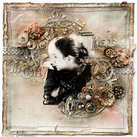 Designed for Tattered Angels with ScrapFX chipboards