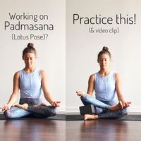 Padmasana(Lotus pose) is a beautiful, transformative asana - as well as an advanced one that should not be practice if the body isn’t ready and prepared for it. You need to be fully present when practicing Lotus. I also suggest that the next time you attend a class, to ask your teacher for guidance on how to work towards and how to get into this pose correctly for YOUR body. This asana can cause seriously injuries on the hips, knees and ankles if done and practice incorrectly! But I want to sta
