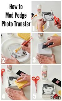 5 Tips for Using Mod Podge Photo Transfer Formulas | Plaid Online