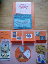 #volcano lapbook