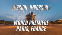 #MissionImpossible #WorldPremiere #Paris
