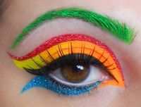 Parrot costume makeup, cute idea for Halloween More