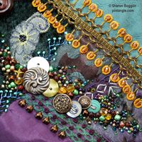 Crazy quilt block 78