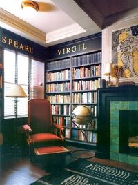 How Do You Design and Organize a Beautiful Home Library? What Kinds Of Lighting Should You Use? See examples today, on Hadley Court