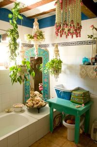 Dishfunctional Designs: The Bohemian Bathroom