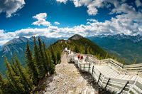 Sulphur Mountain - Banff, Alberta...riding gondola to walkway