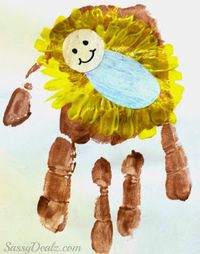 Baby Jesus in a Manger craft made from kids handprints! Cute Religous Christmas craft for kids! VERY easy to make too! | CraftyMorning.com