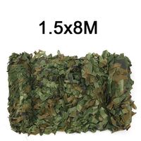 Camouflage Net Wide Bulk Roll Camping Decoration Sun Shade Camouflage Net 1.5M*2 3 4 5 6 7 8 9 10M Assembled: In GermanyOrigin: CN(Origin)Bottom Waterproof Index: <1000 mm Bracket Category: Construction Based on NeedCategory: Tent for 3-4 PeopleOutside Tent Waterproof Index: <1000 mmIs Customized: YesModel Number: Simple SUN-SHELTERSize: 1.5m widthcolor: Blue blue oceanMaterial: Oxford Polyester ClothMain Role: plant anti-satellite photography.Purposes: home decoration, etc.Used for: Car p
