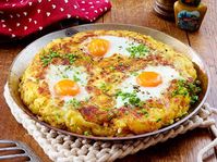 Unser beliebtes Rezept für Rösti mit Spiegelei und mehr als 65.000 weitere kostenlose Rezepte auf LECKER.de.