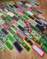 Several weed fabrics