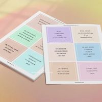 PRINTABLE Pastel Non-sweary Affirmation Cards - Etsy