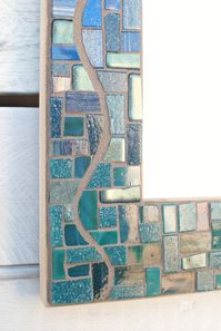 Espejo de pared espejo decorativo espejo de mosaico de | Etsy