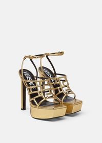 Greca Maze Platform Sandals - V1 High Heel Sandals
