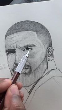 How To Draw Drake: Step by Step - Portrait Drawing Tutorial For Beginners https://youtu.be/rL4fu8MeDeA