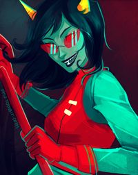 I wanted to draw some Terezi so I drew some Terezi whoa